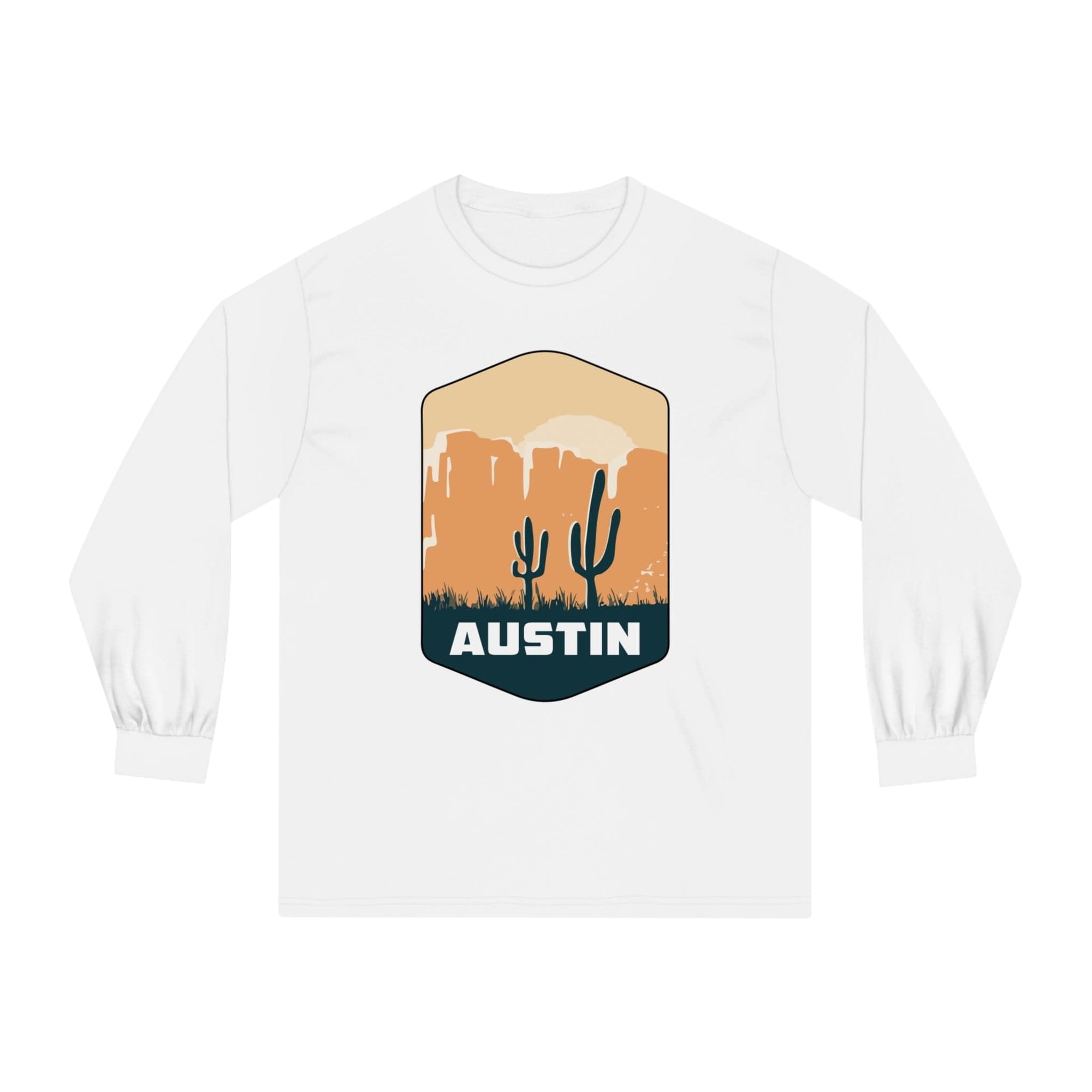 AUSTIN – Trendy Design, Premium Long Sleeve Tee