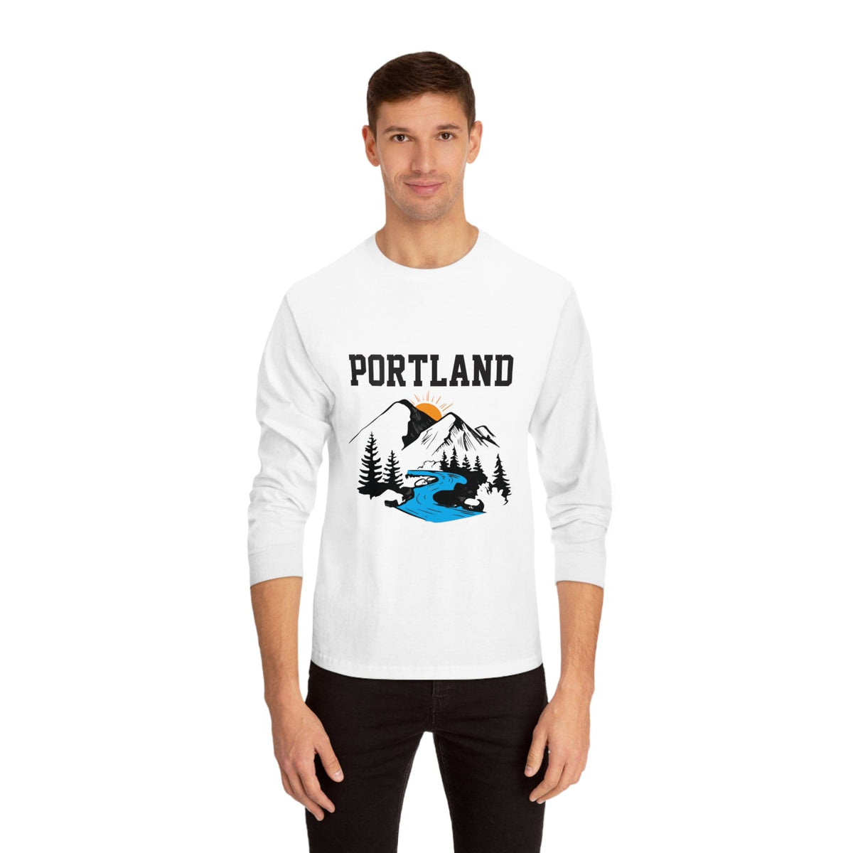 PORTLAND – Trendy Design, Premium Long Sleeve Tee