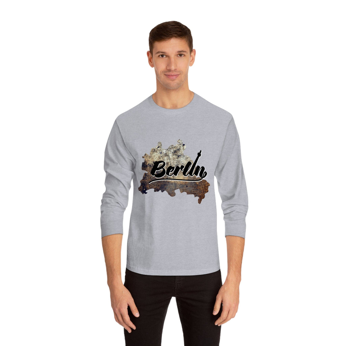 BERLIN – Trendy Design, Premium Long Sleeve Tee