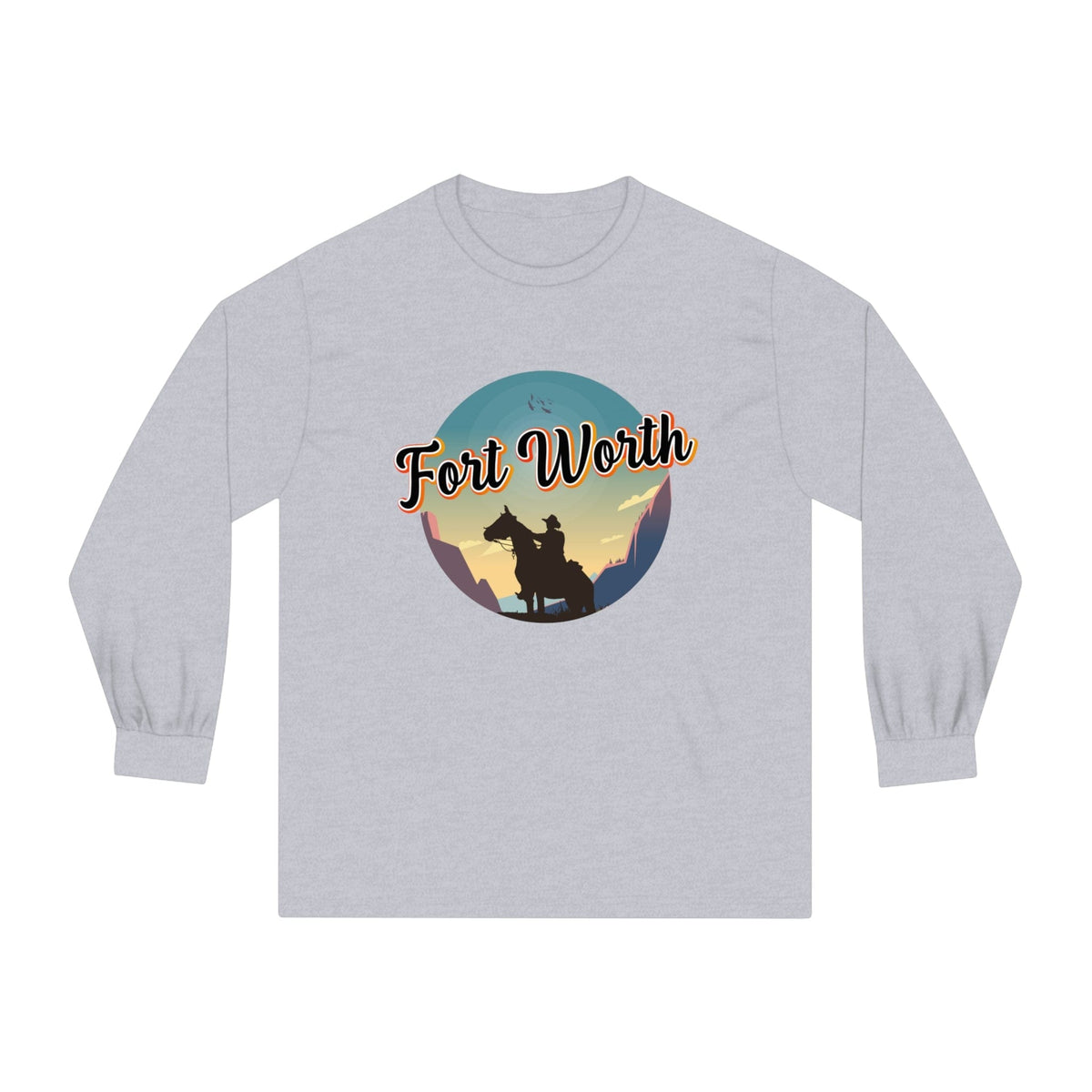 FORT WORTH – Trendy Design, Premium Long Sleeve Tee