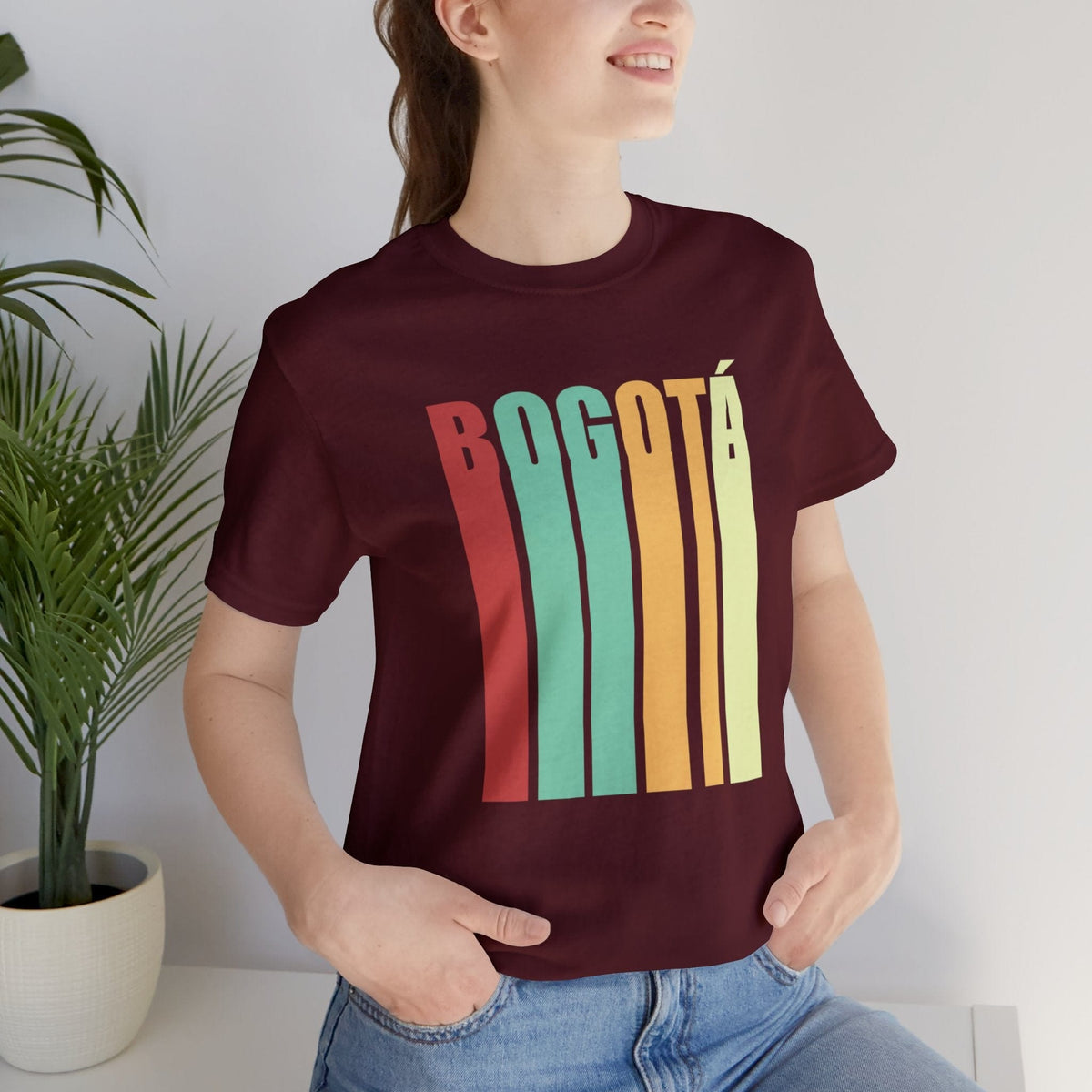Vintage Bogotá Vertical - Short Sleeve Tee