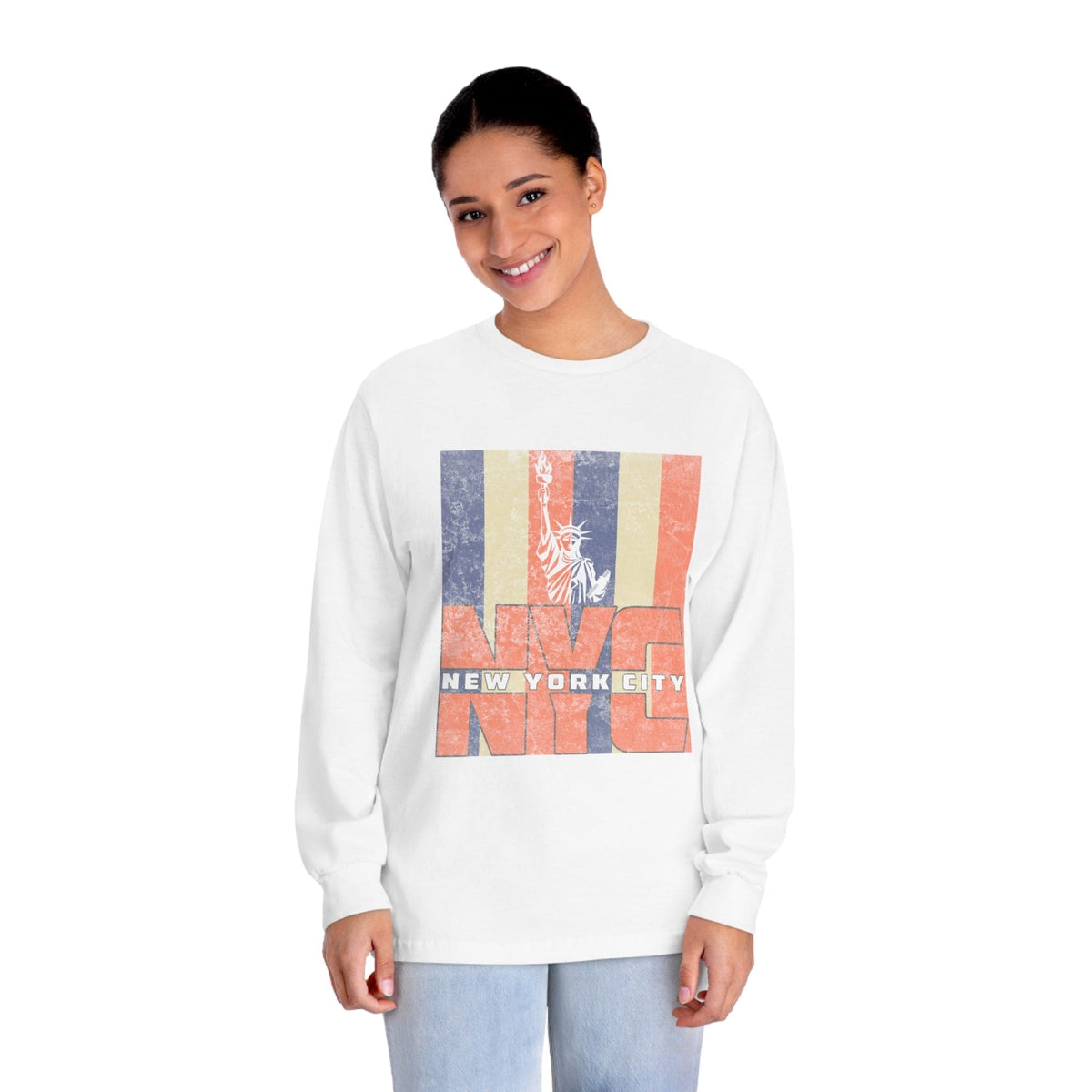 NEW YORK CITY – Trendy Design, Premium Long Sleeve Tee