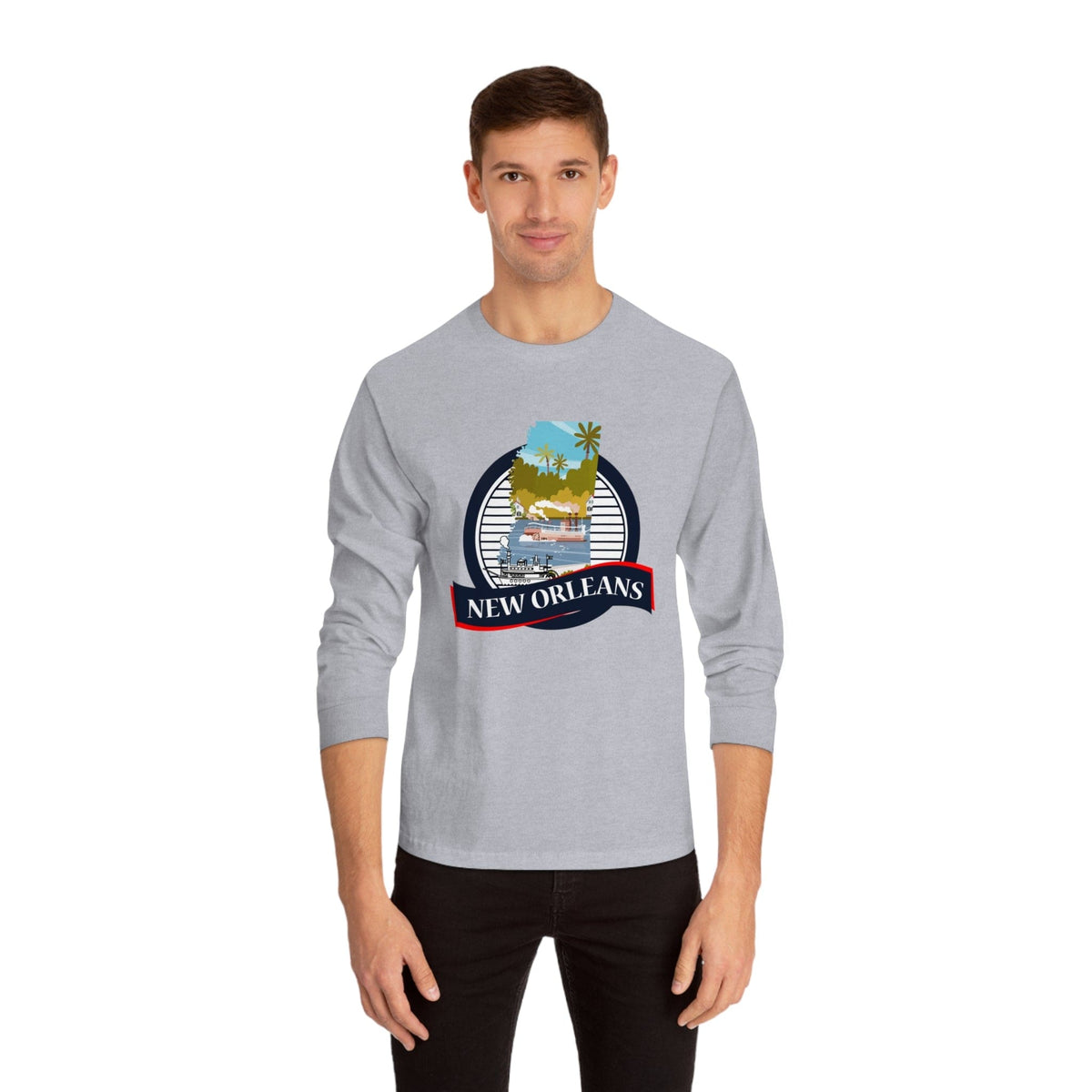 NEW ORLEANS – Trendy Design, Premium Long Sleeve Tee