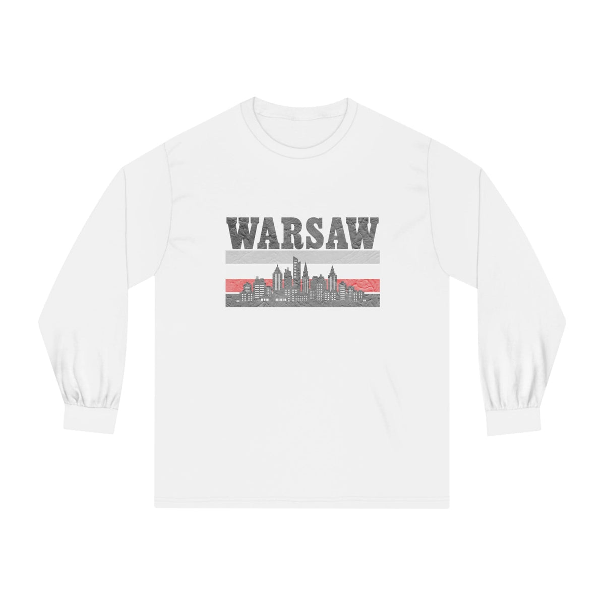 WARSAW – Trendy Design, Premium Long Sleeve Tee