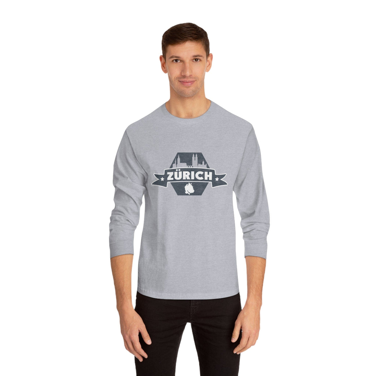 ZURICH – Trendy Design, Premium Long Sleeve Tee