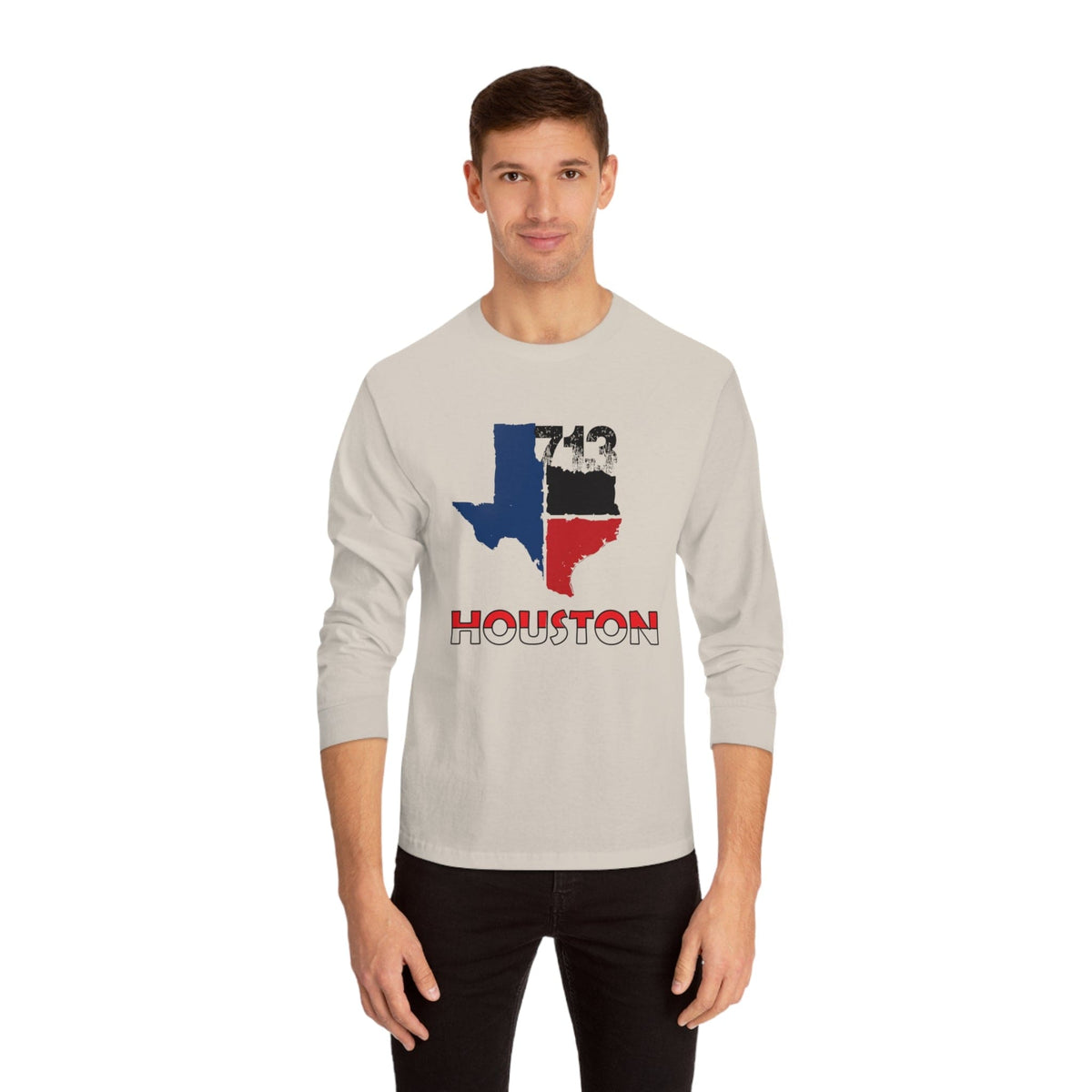 HOUSTON – Trendy Design, Premium Long Sleeve Tee