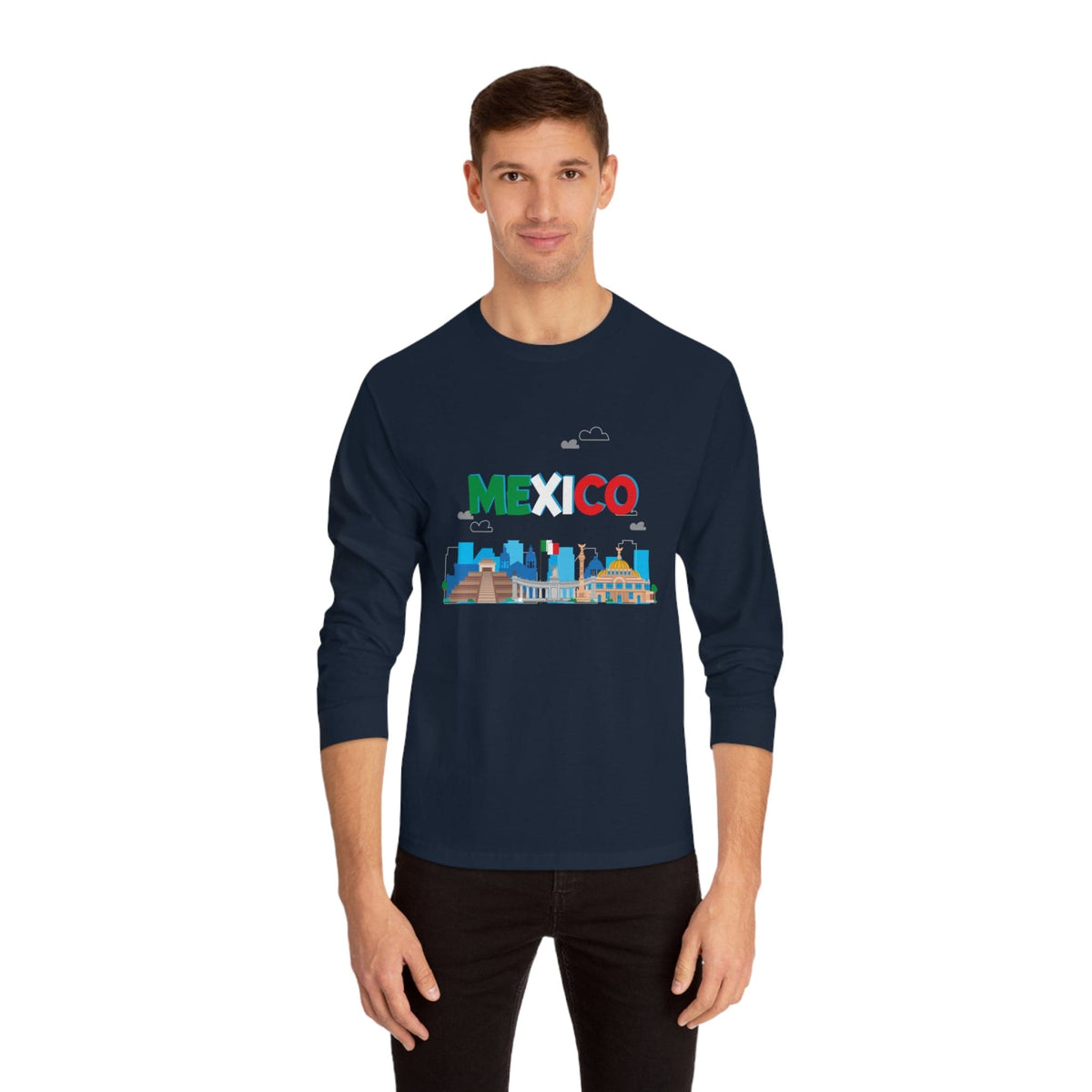 MEXICO CITY – Trendy Design, Premium Long Sleeve Tee