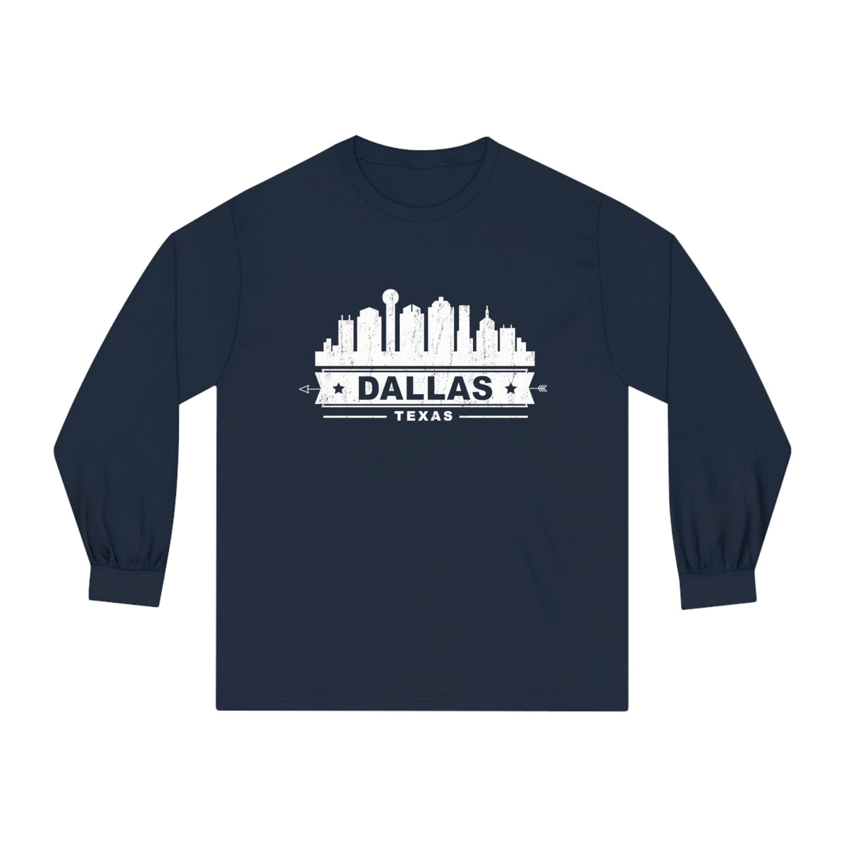 DALLAS – Trendy Design, Premium Long Sleeve Tee
