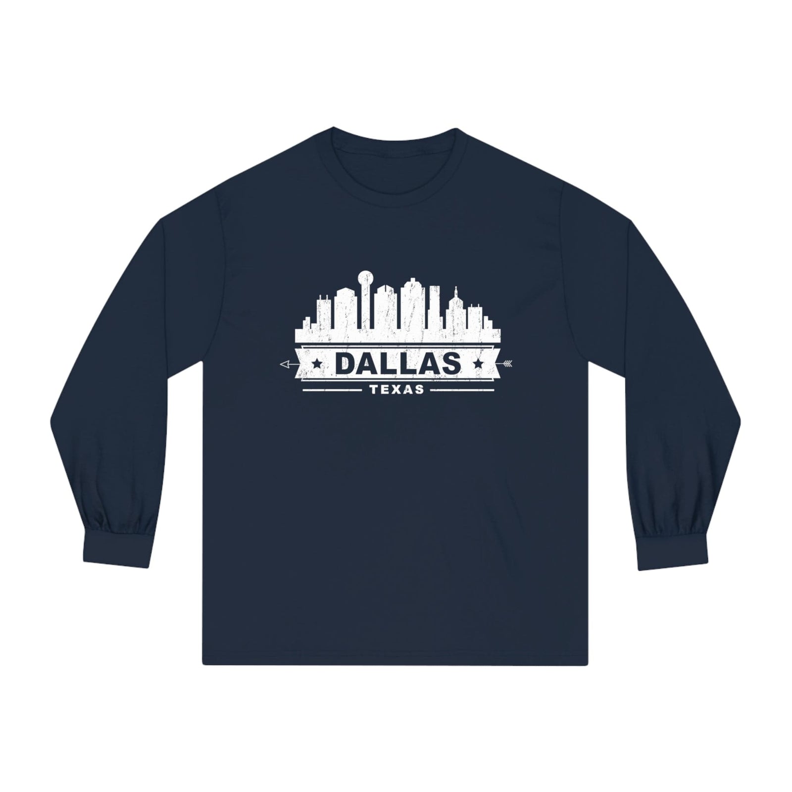 DALLAS – Trendy Design, Premium Long Sleeve Tee
