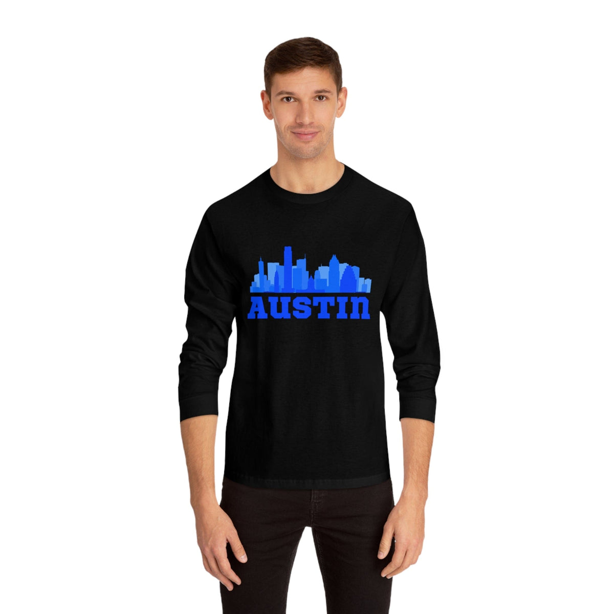 AUSTIN – Trendy Design, Premium Long Sleeve Tee