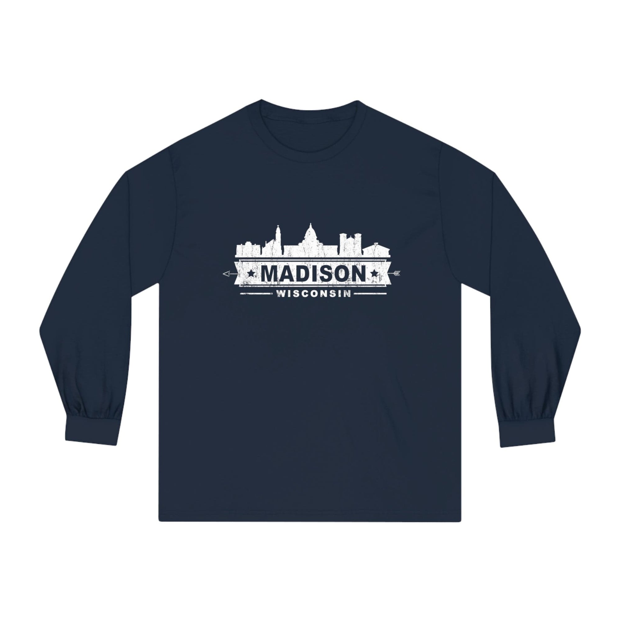 MADISON – Trendy Design, Premium Long Sleeve Tee