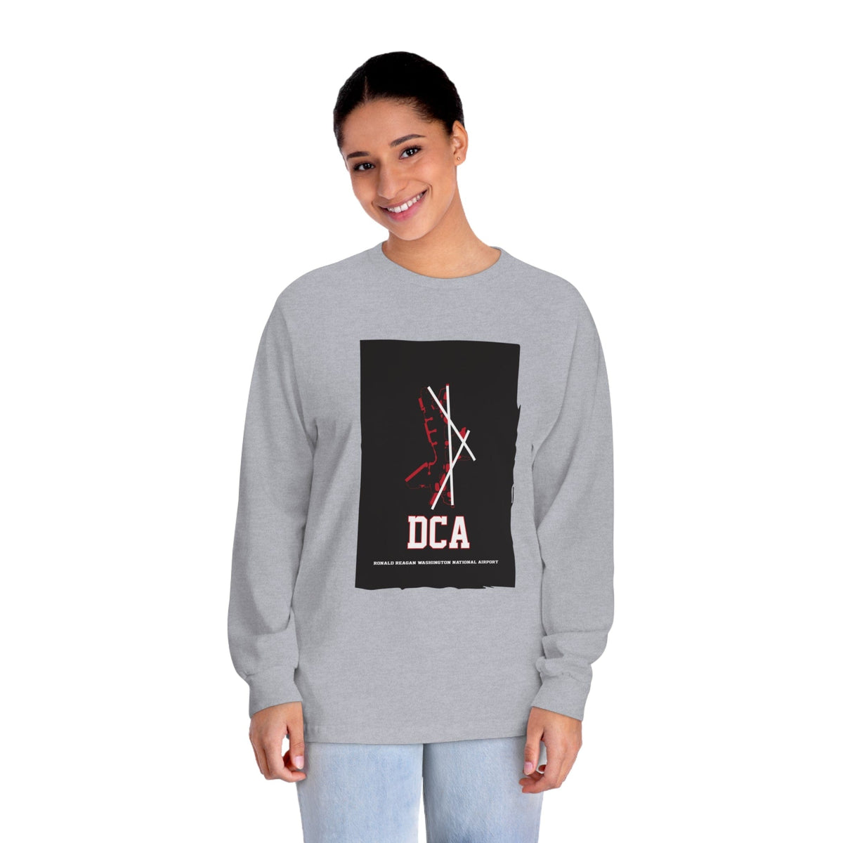 WASHINGTON – Trendy Design, Premium Long Sleeve Tee