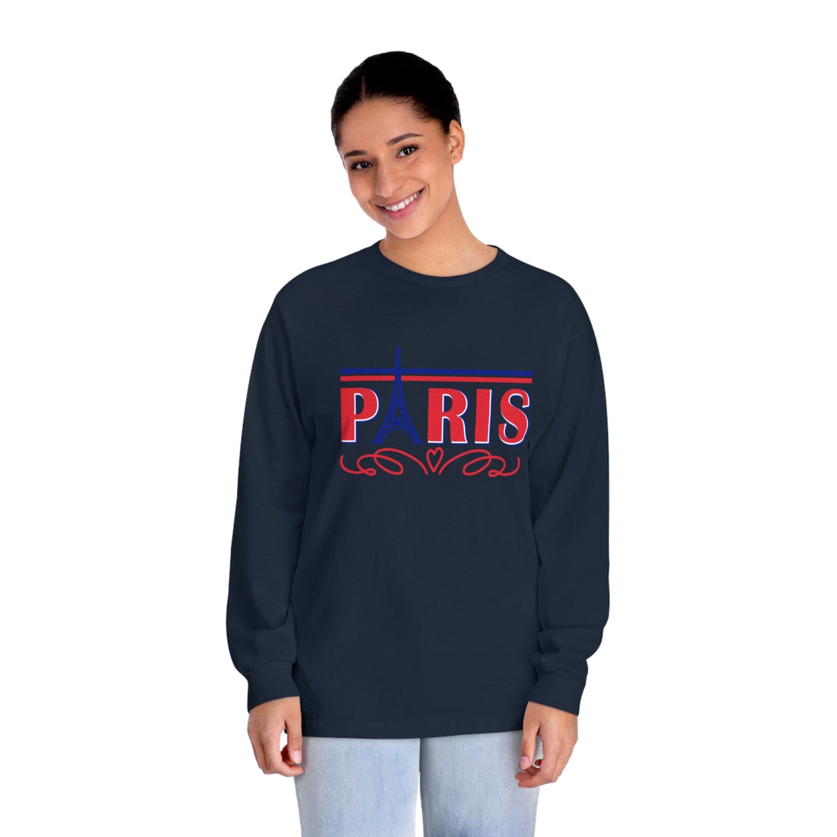 PARIS – Trendy Design, Premium Long Sleeve Tee