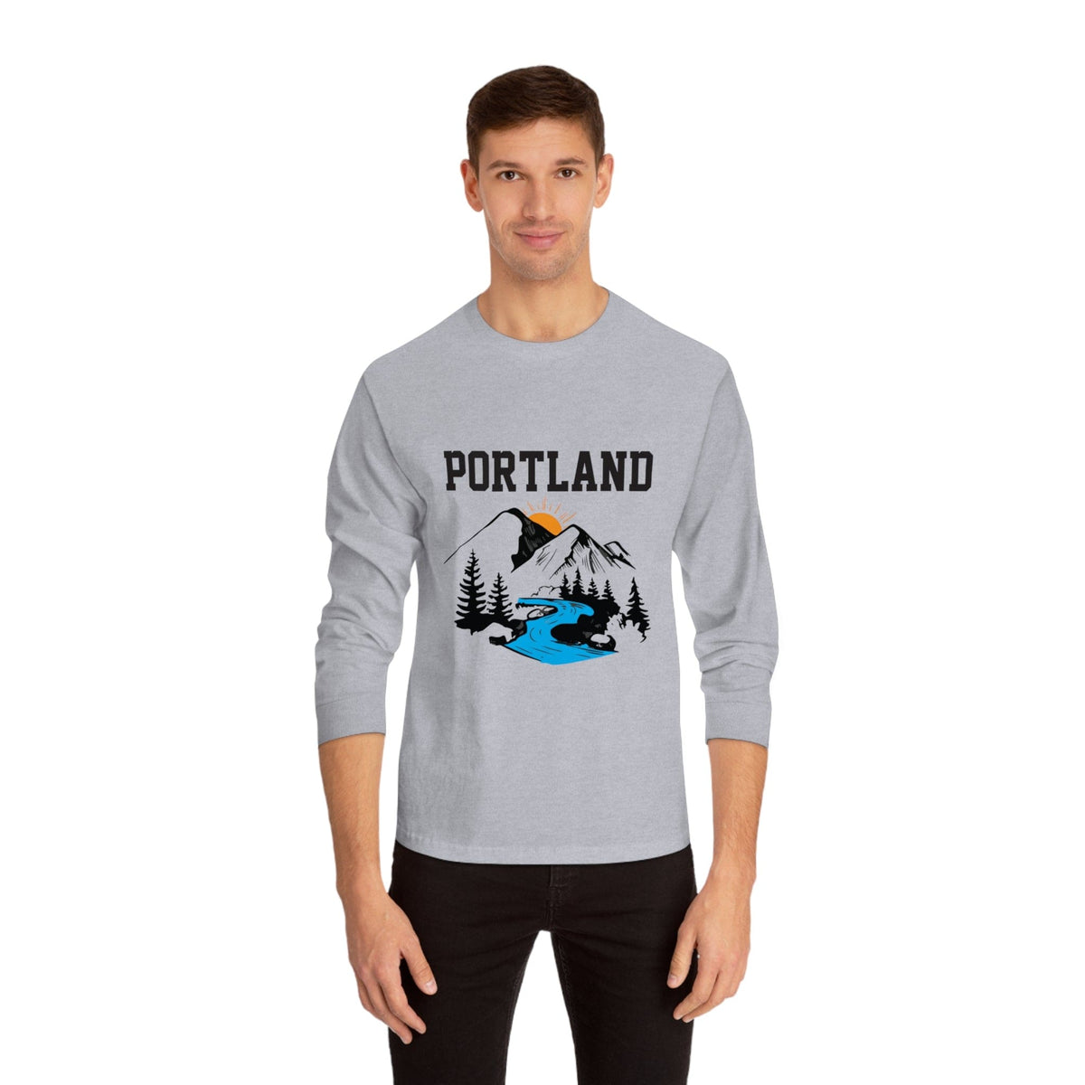PORTLAND – Trendy Design, Premium Long Sleeve Tee