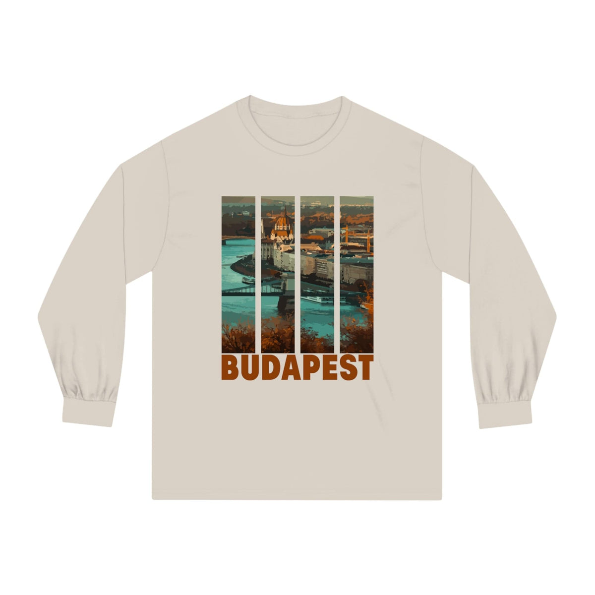 BUDAPEST – Trendy Design, Premium Long Sleeve Tee