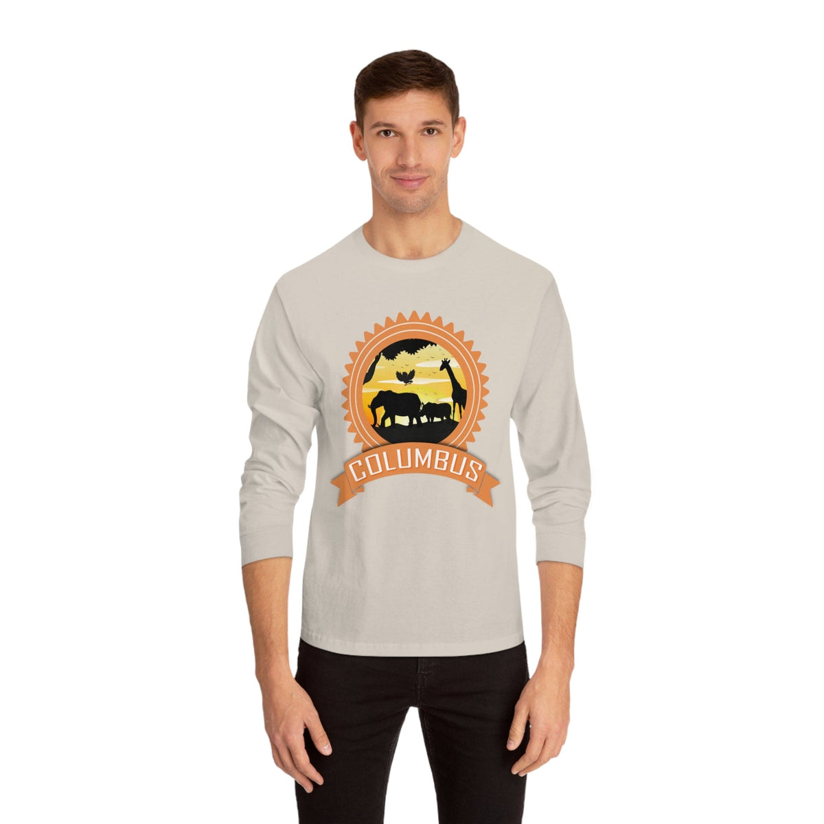 COLUMBUS – Trendy Design, Premium Long Sleeve Tee
