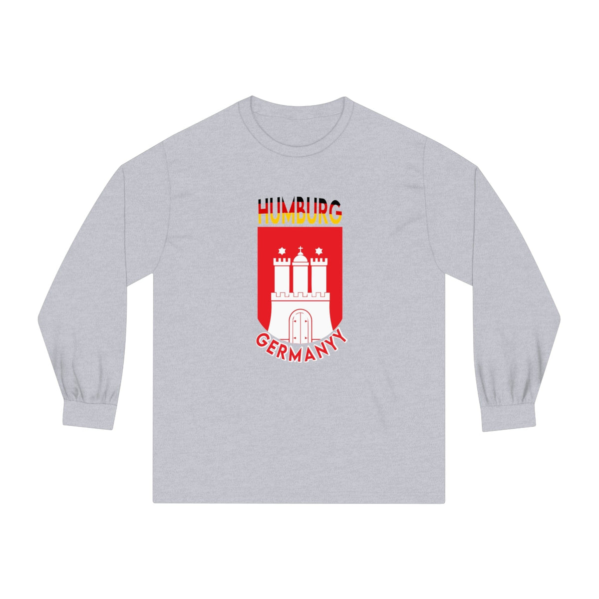 HAMBURG – Trendy Design, Premium Long Sleeve Tee