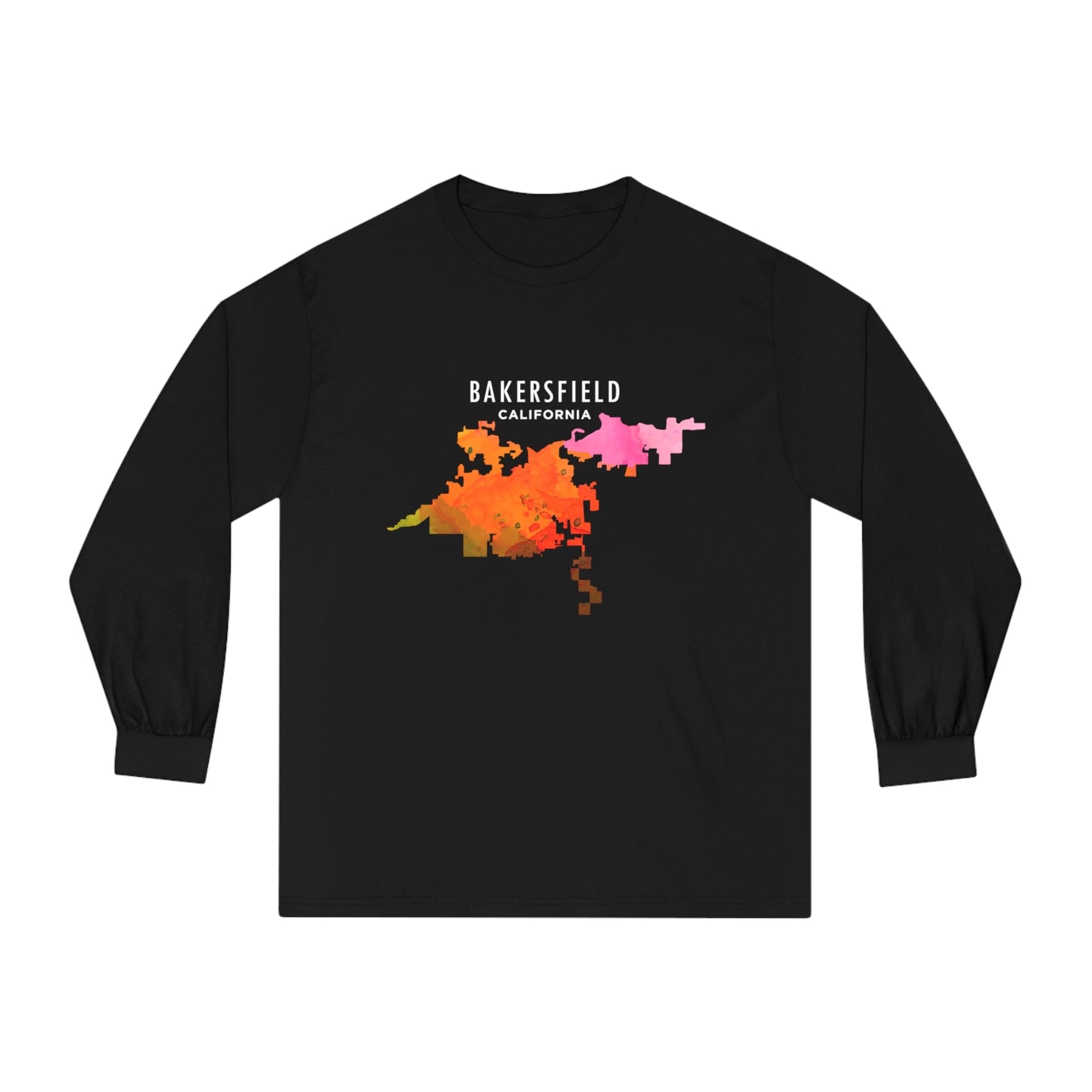 BAKERSFIELD – Trendy Design, Premium Long Sleeve Tee