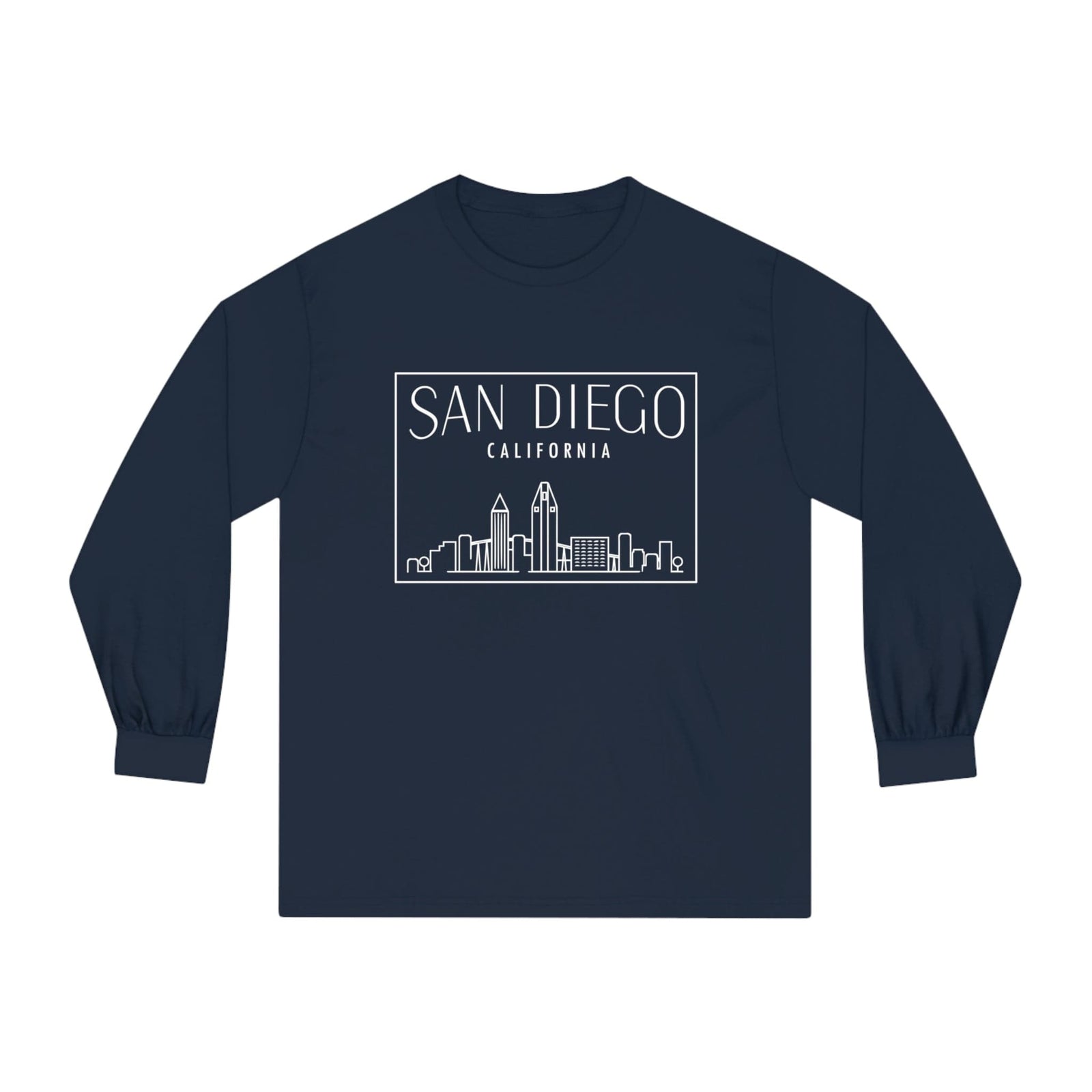 SAN DIEGO – Trendy Design, Premium Long Sleeve Tee