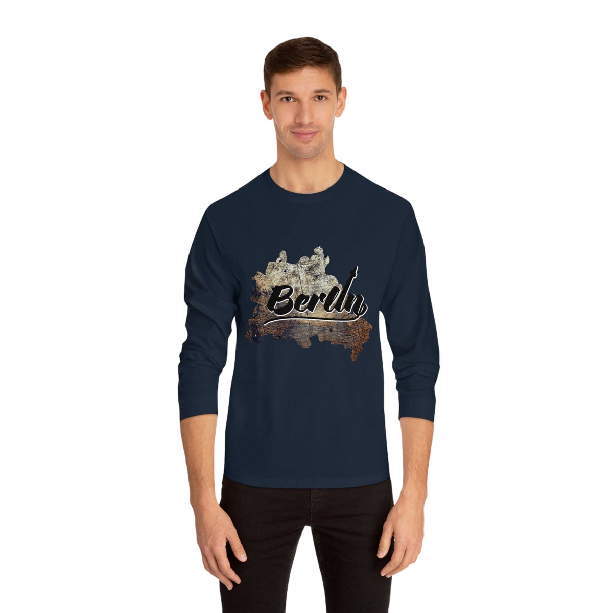BERLIN – Trendy Design, Premium Long Sleeve Tee
