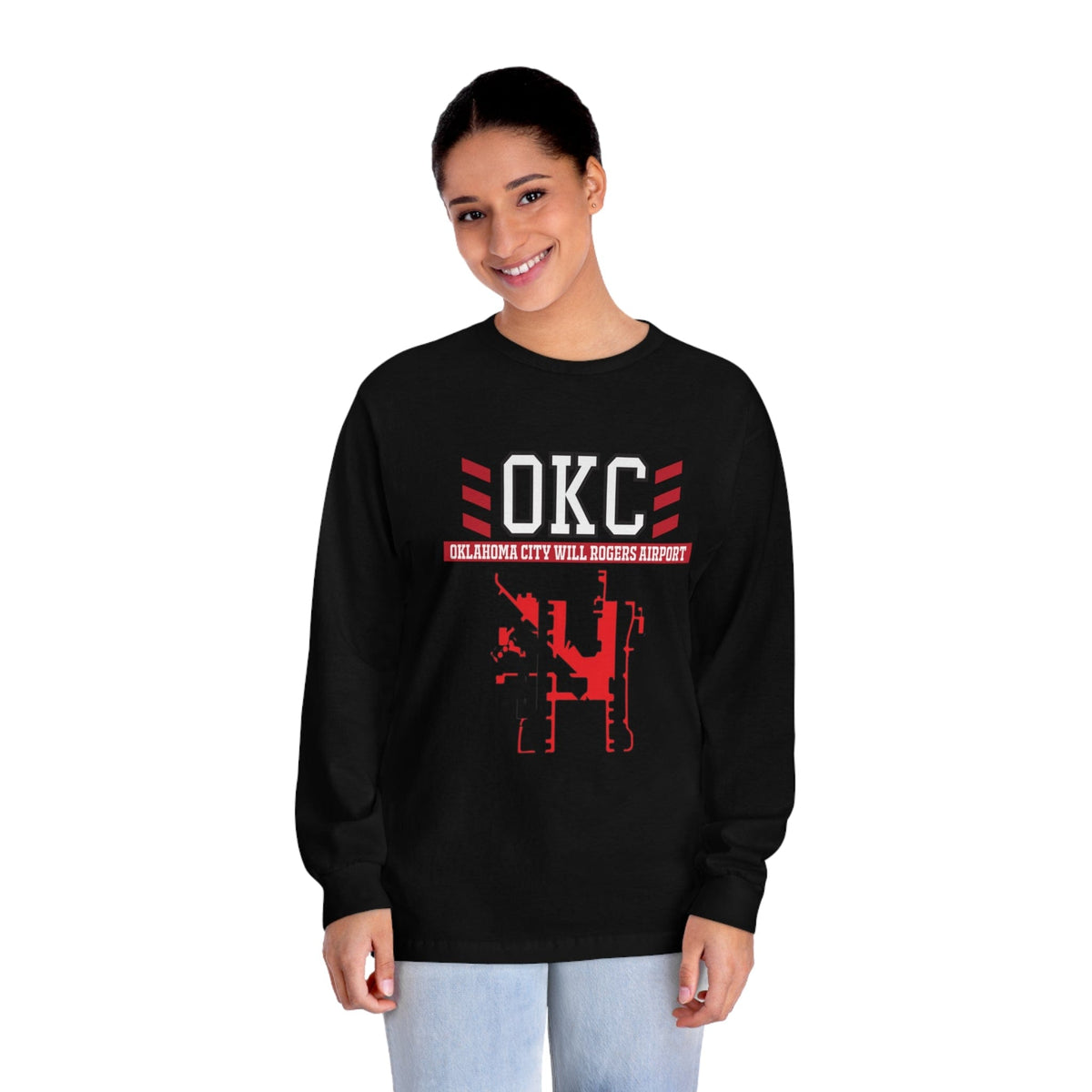 OKLAHOMA CITY – Trendy Design, Premium Long Sleeve Tee