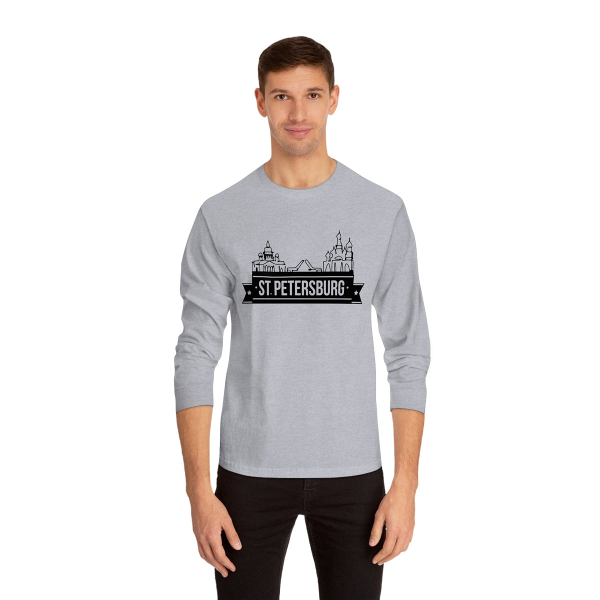 ST. PETERSBURG – Trendy Design, Premium Long Sleeve Tee