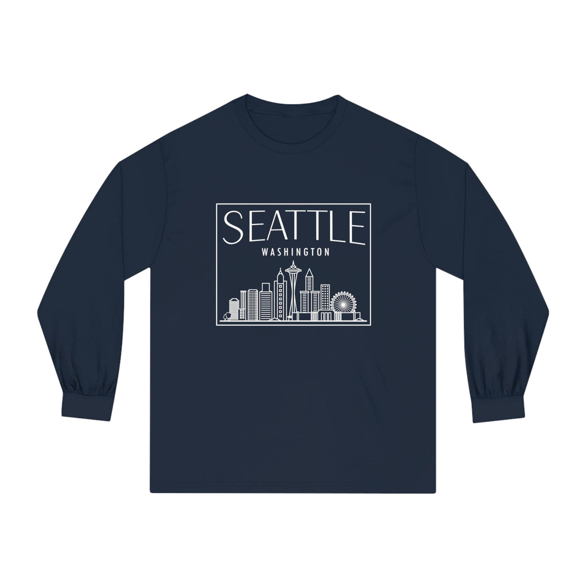 SEATTLE – Trendy Design, Premium Long Sleeve Tee