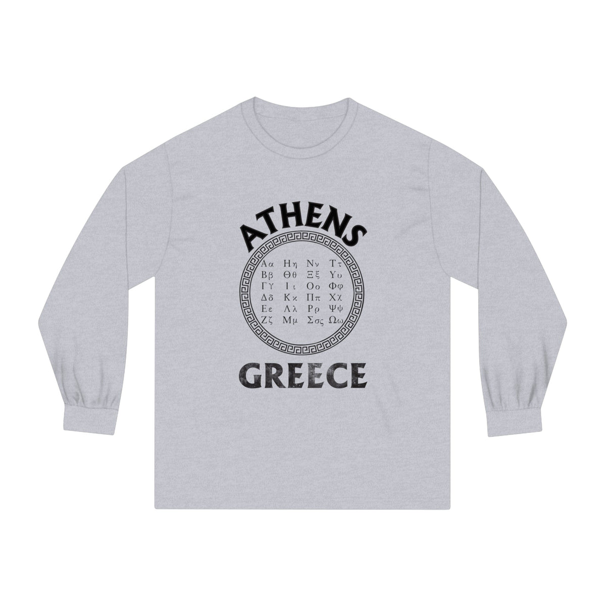 ATHENS – Trendy Design, Premium Long Sleeve Tee