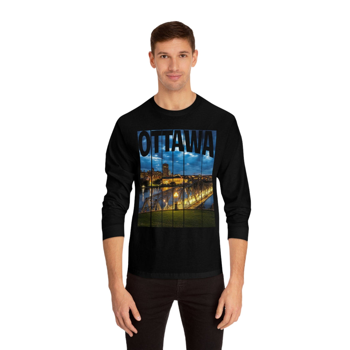 OTTAWA – Trendy Design, Premium Long Sleeve Tee