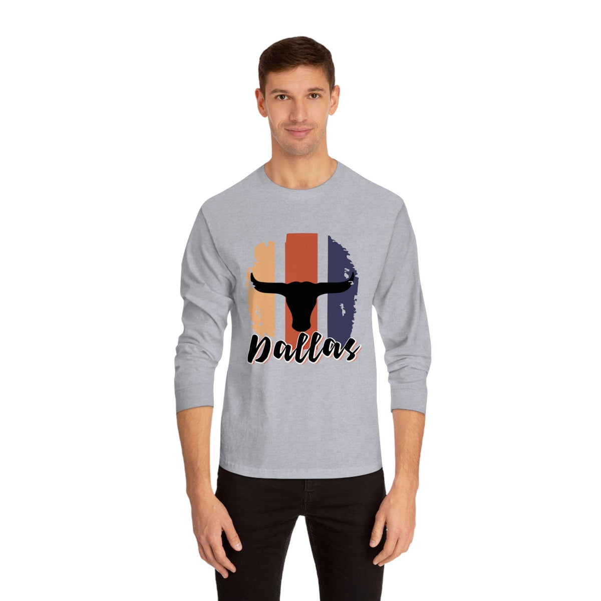 DALLAS – Trendy Design, Premium Long Sleeve Tee