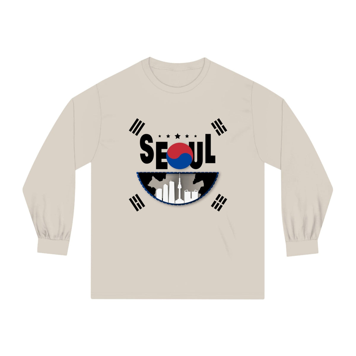 SEOUL – Trendy Design, Premium Long Sleeve Tee