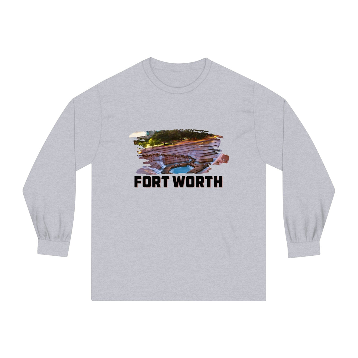 FORT WORTH – Trendy Design, Premium Long Sleeve Tee