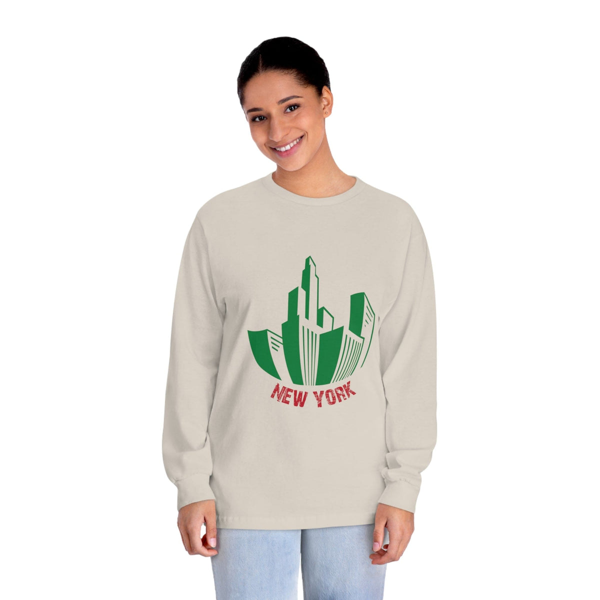 NEW YORK – Trendy Design, Premium Long Sleeve Tee