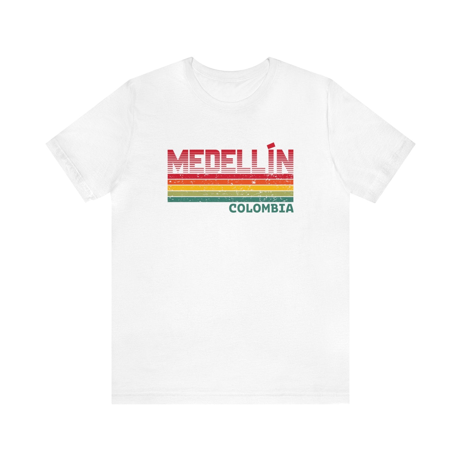 Medellín Vintage Poster - Short Sleeve Tee