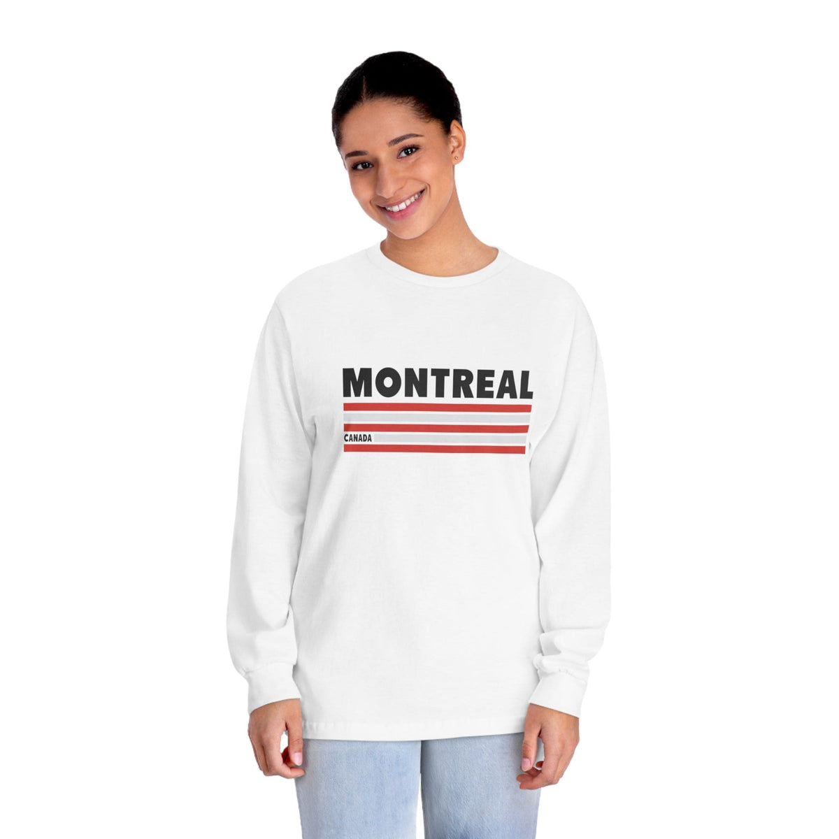 MONTREAL – Trendy Design, Premium Long Sleeve Tee