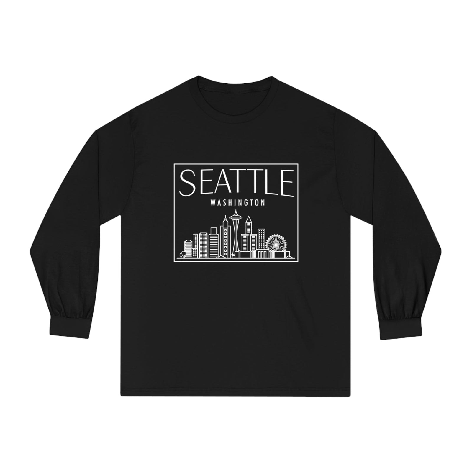 SEATTLE – Trendy Design, Premium Long Sleeve Tee