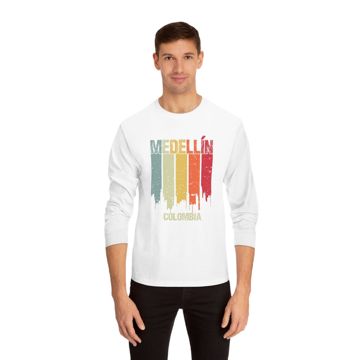 MEDELLIN – Trendy Design, Premium Long Sleeve Tee