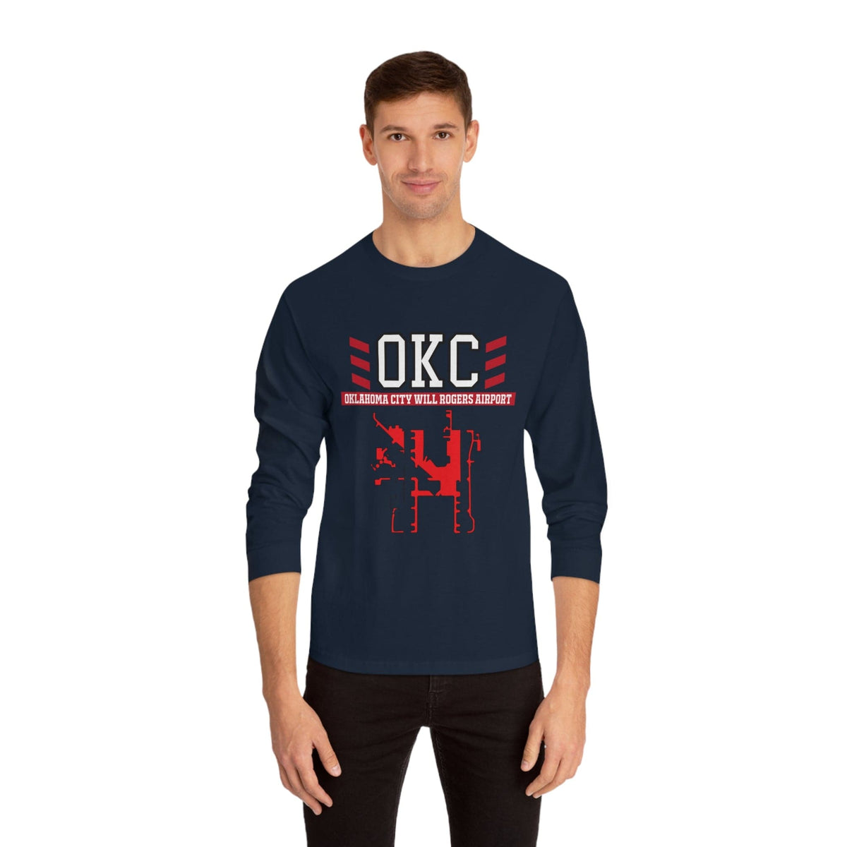 OKLAHOMA CITY – Trendy Design, Premium Long Sleeve Tee