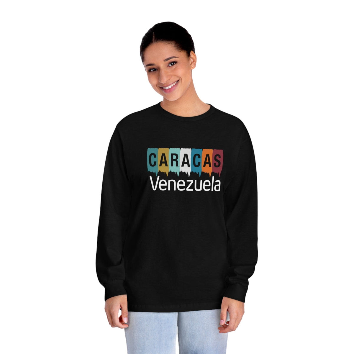 CARACAS – Trendy Design, Premium Long Sleeve Tee