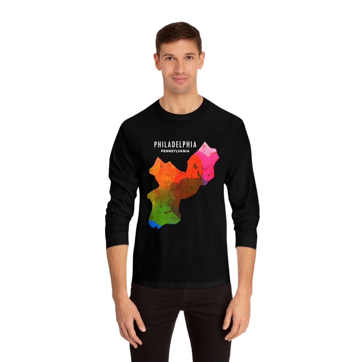 PHILADELPHIA – Trendy Design, Premium Long Sleeve Tee