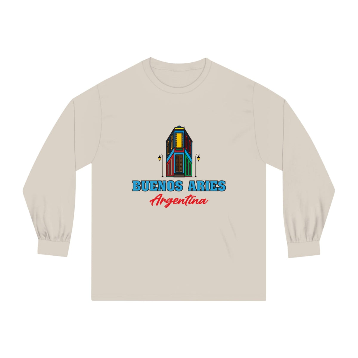 Retro Buenos Aires Landmark - Long Sleeve Tee