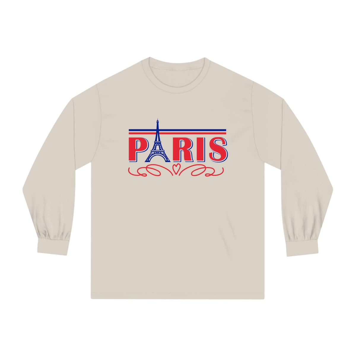 PARIS – Trendy Design, Premium Long Sleeve Tee