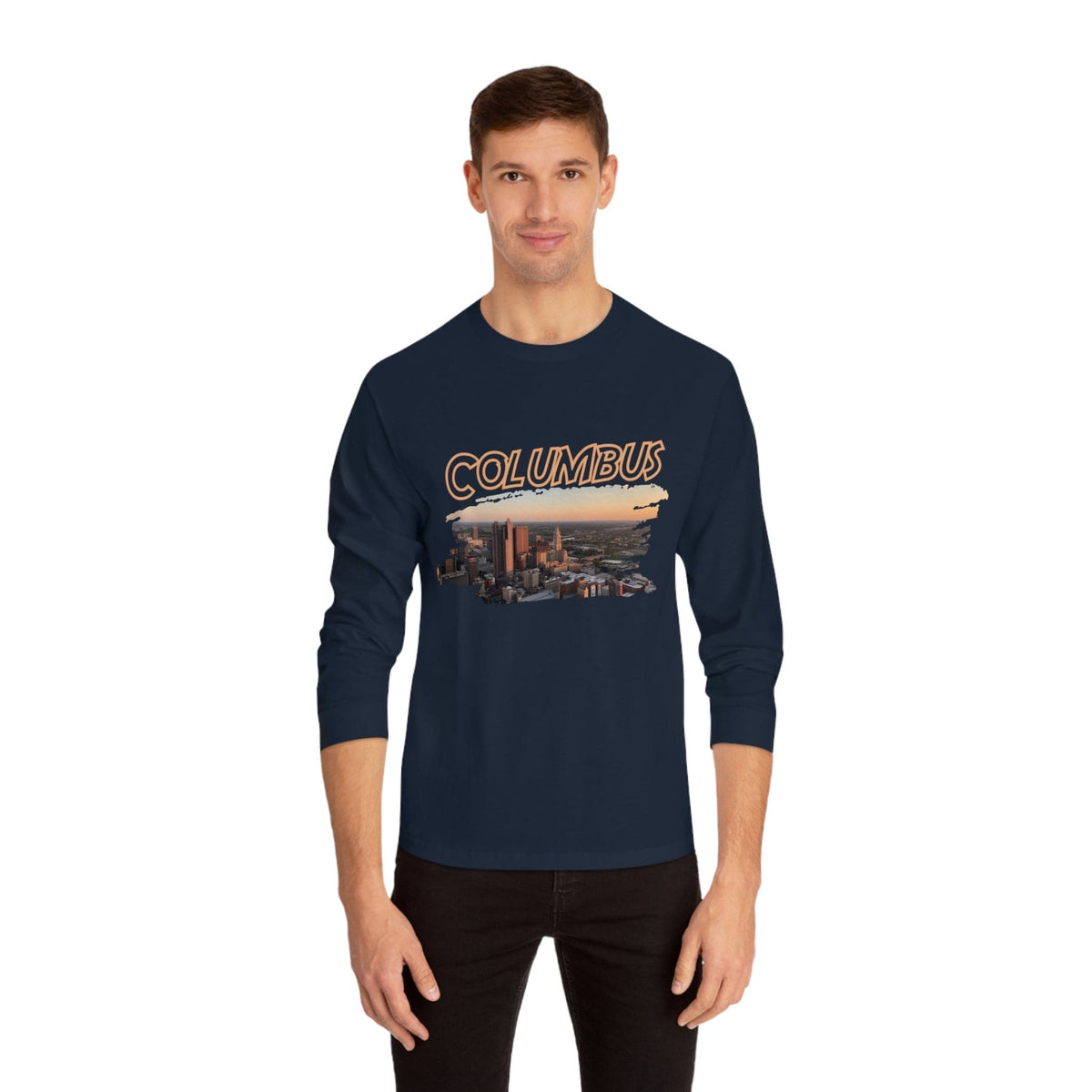COLUMBUS – Trendy Design, Premium Long Sleeve Tee