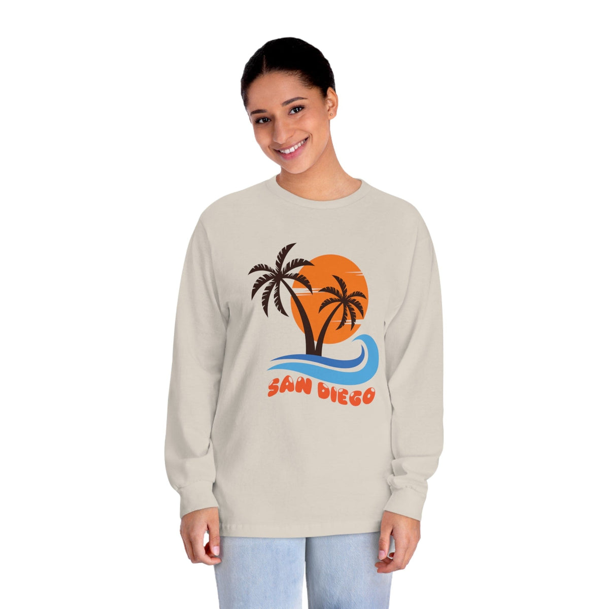 SAN DIEGO – Trendy Design, Premium Long Sleeve Tee