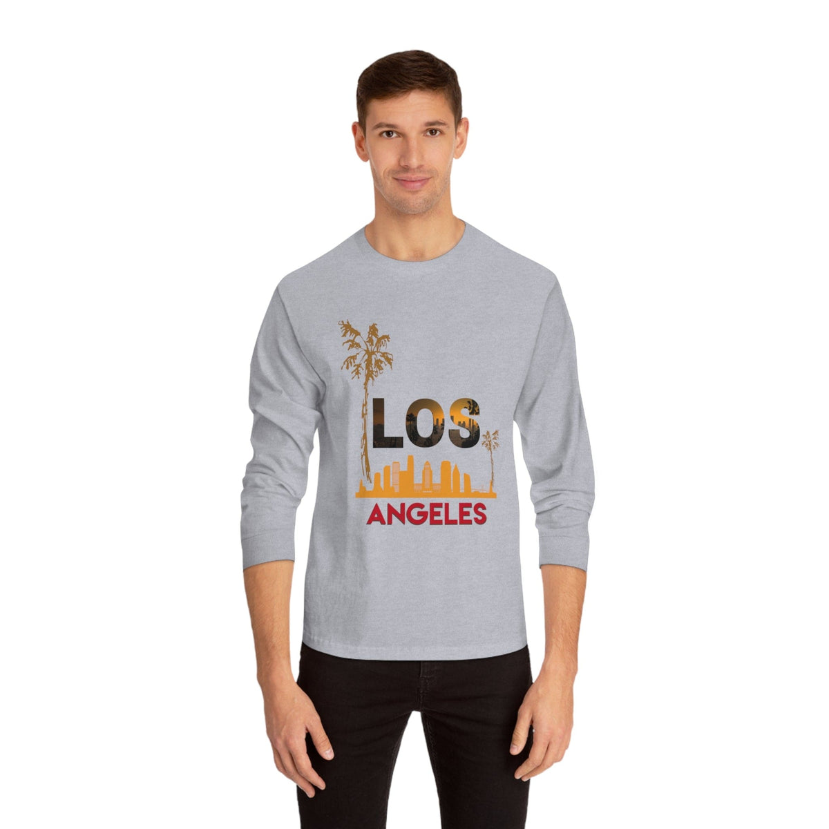 LOS ANGELES – Trendy Design, Premium Long Sleeve Tee
