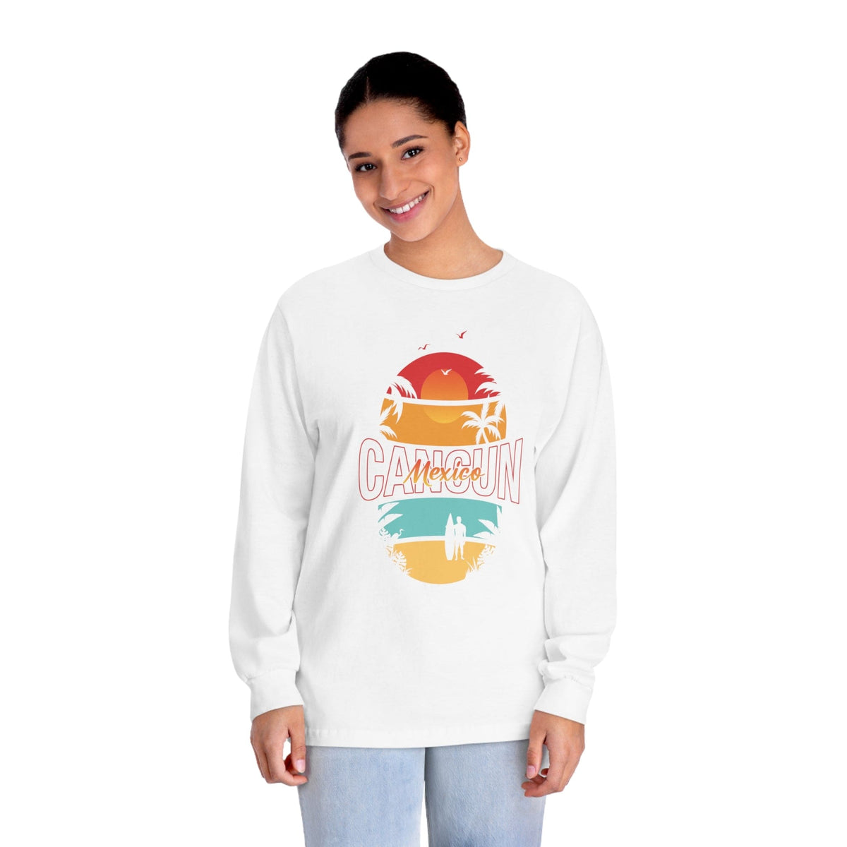 CANCUN – Trendy Design, Premium Long Sleeve Tee