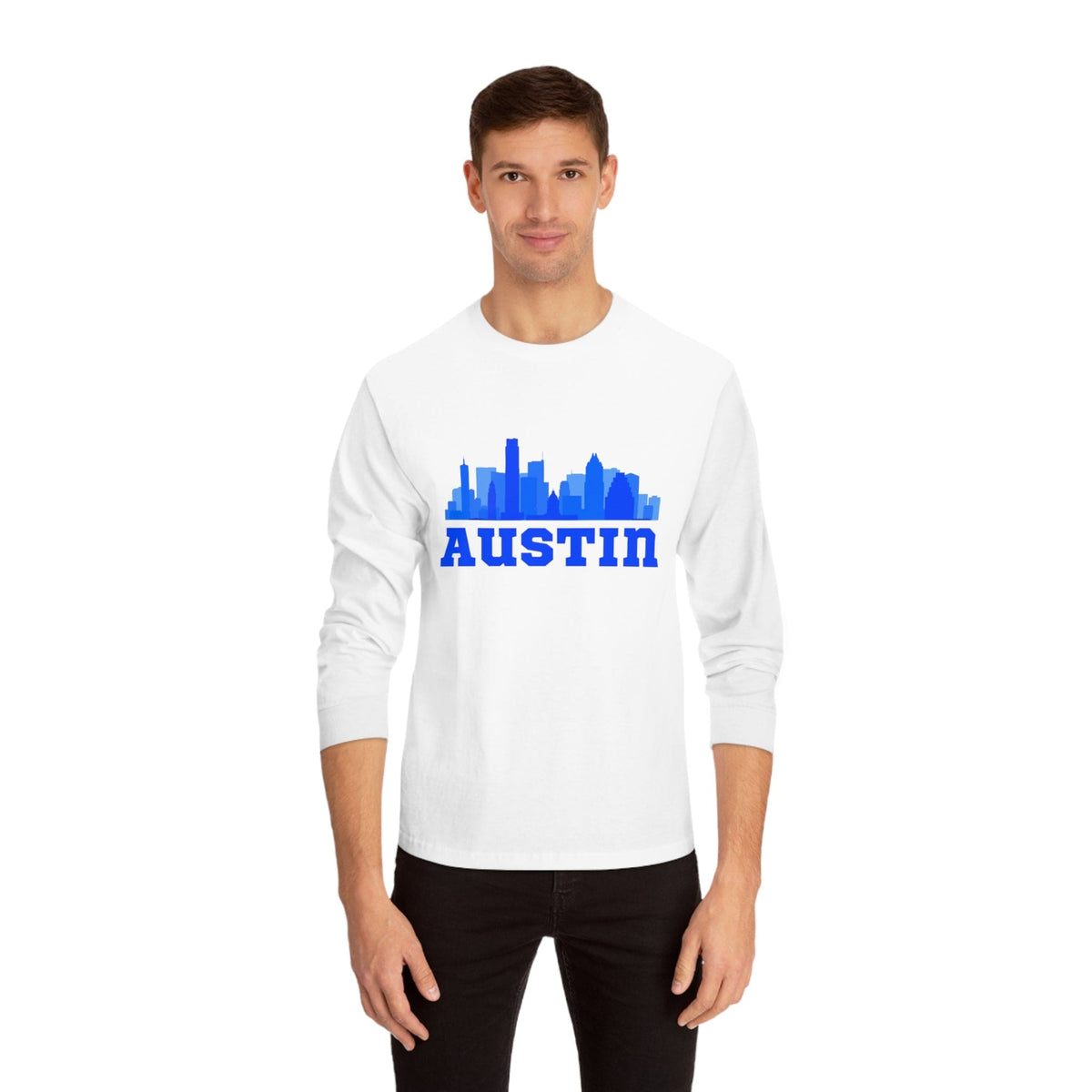 AUSTIN – Trendy Design, Premium Long Sleeve Tee