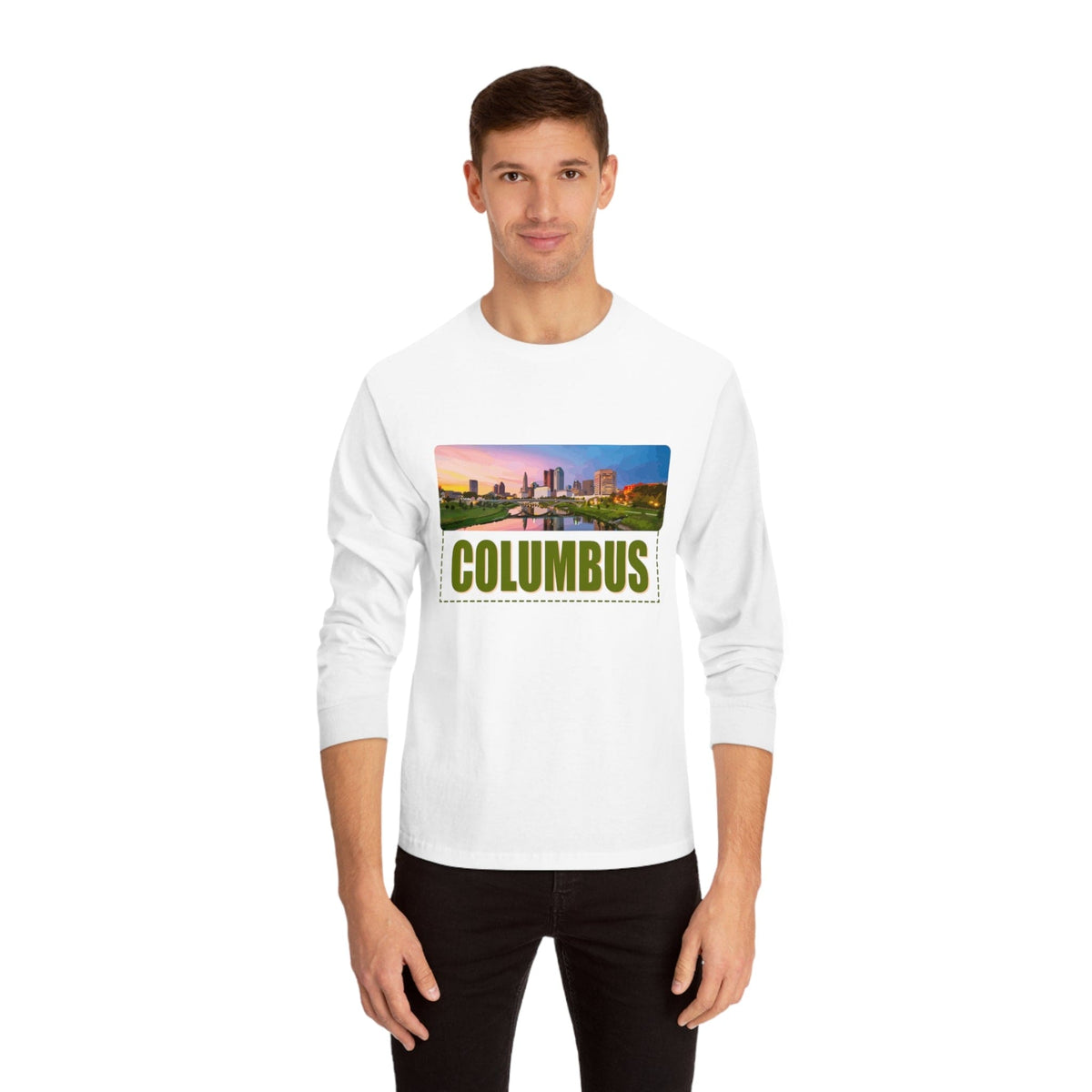 COLUMBUS – Trendy Design, Premium Long Sleeve Tee