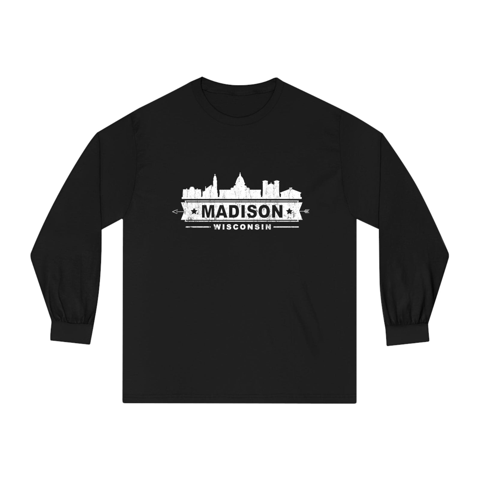 MADISON – Trendy Design, Premium Long Sleeve Tee