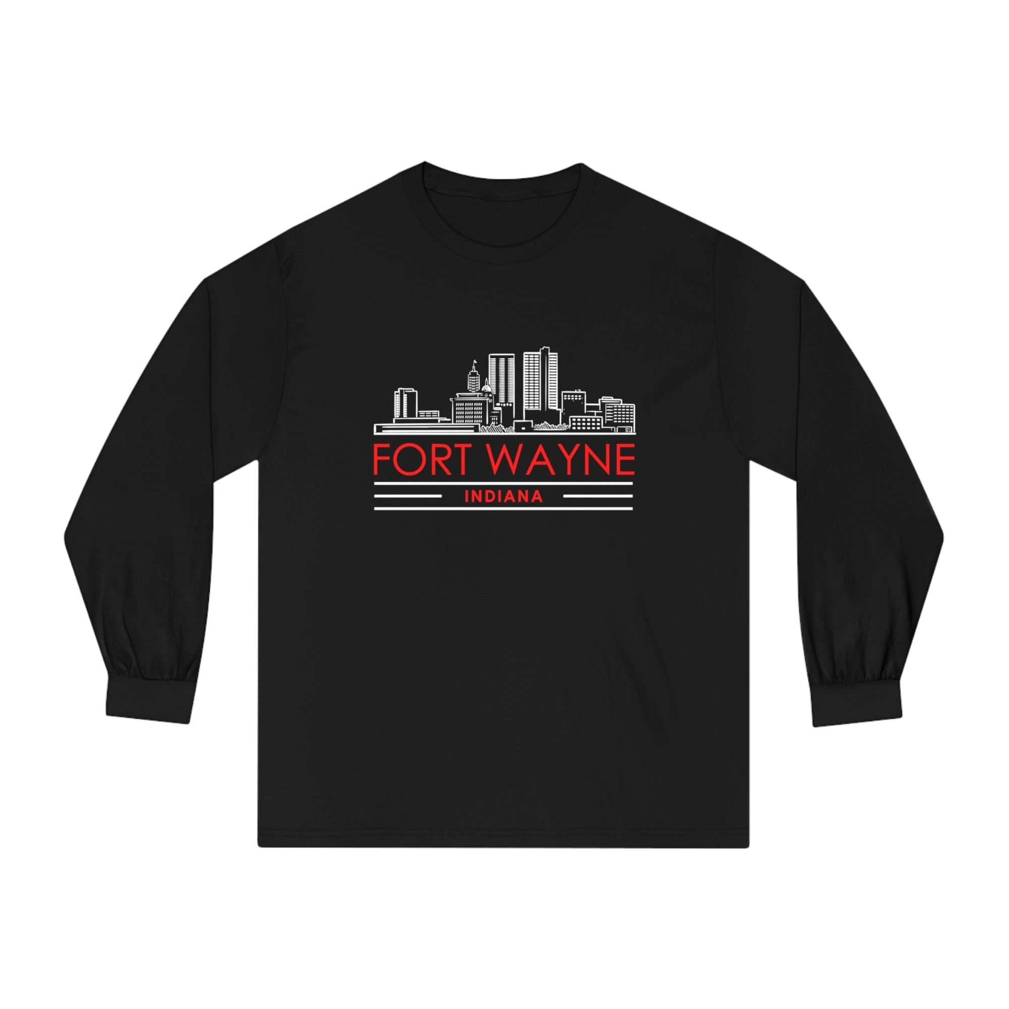 FORT WAYNE – Trendy Design, Premium Long Sleeve Tee